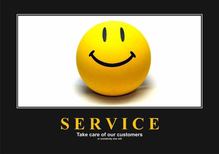 Service Motivational Posters A4 : A3 - Lazer Art & Frame